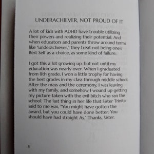 ADHD ain't a joke: A Zine About Mental Health image 3