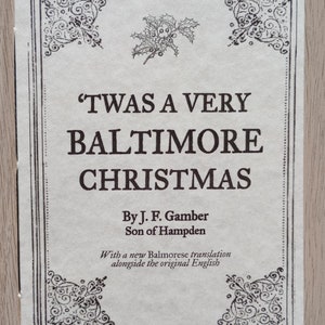 Es war ein Sehr Baltimore Weihnachten