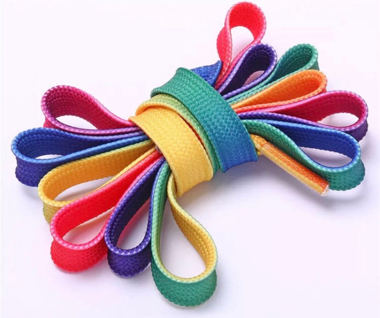 Bright Rainbow Pride Shoe Laces Gay Pride Shoelaces Etsy