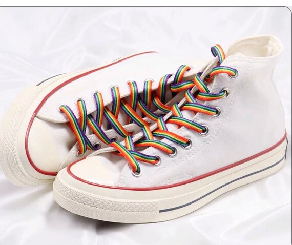 Rainbow Shoelaces Gay Pride Shoelaces Bisexual Shoelaces - Etsy Australia