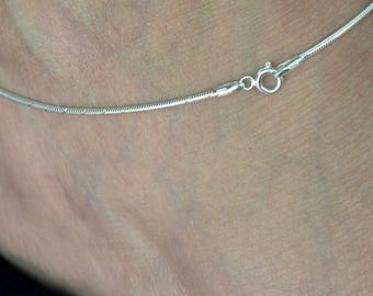925 Sterling Silver Anklet / Silver Payal For Women  (Ships Next Day)
