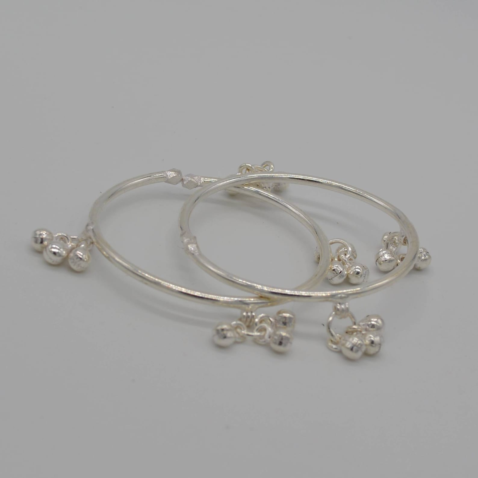 Birthday Baby Gift Silver Baby Anklet Amazing Noisy Etsy