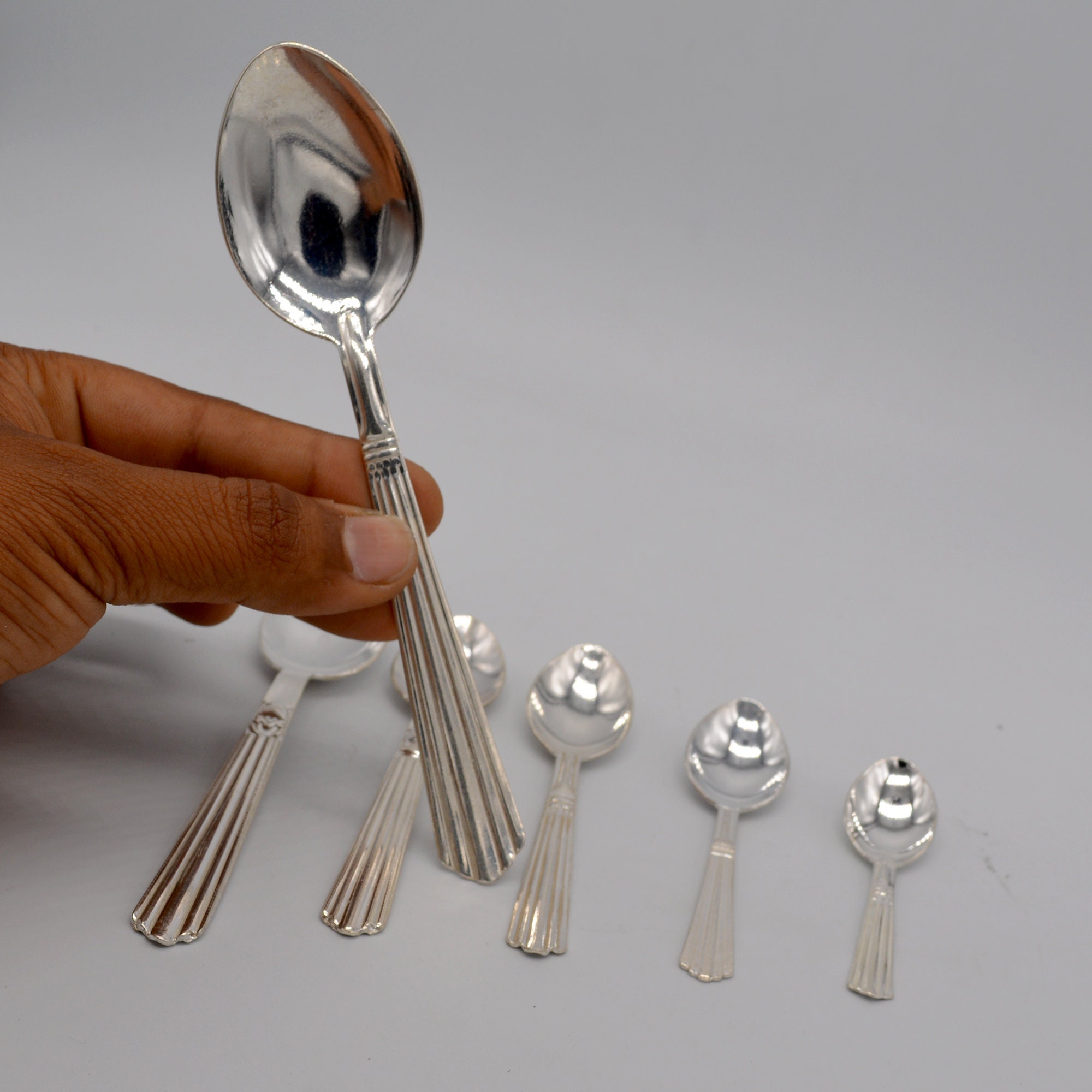 ユリッペさま専用　シルバーベイビースプーン S000007 Sterling Silver Baby Spoon Solid Hallmarked 925 - Etsy