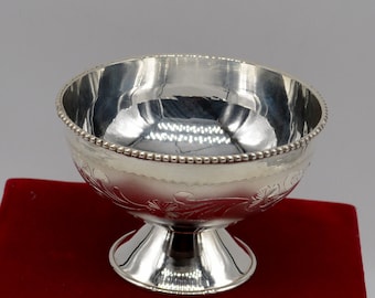 925 Sterling Silver Baby Bowl, Pure Silver Annaprashan Gift, Silver Feeding Bowl for Newborn, Premium Baby Shower Gift