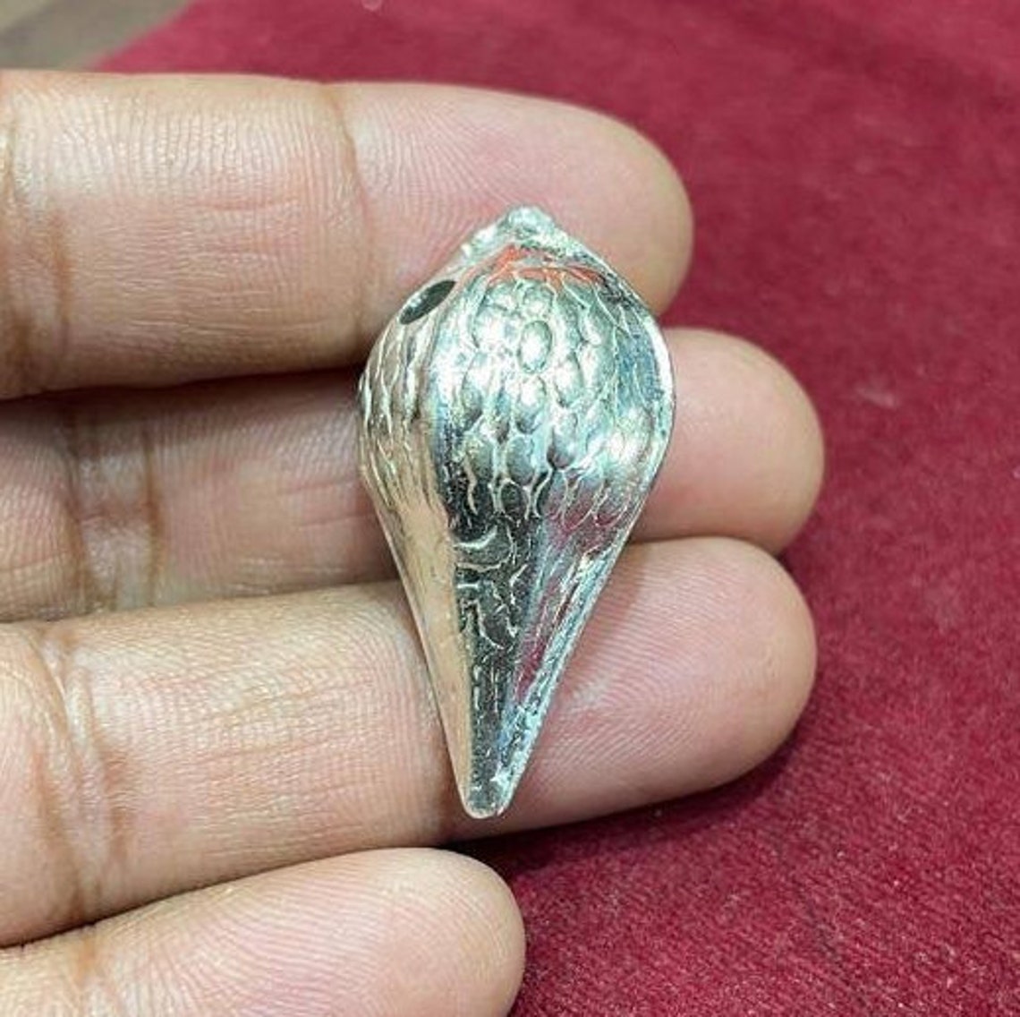 Pure Silver Coconut Pooja Coconut Temple at Home Workplace Etsy Canada