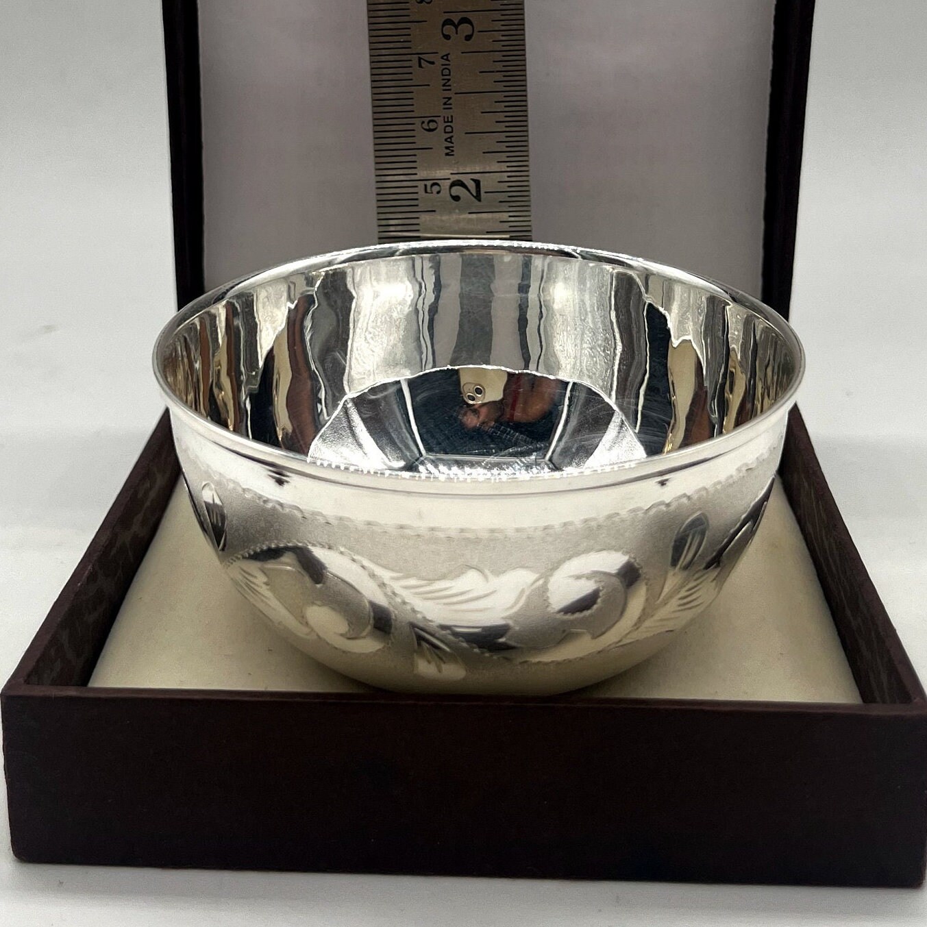 925 Sterling Silver Handmade Silver Bowl, Silver Tumbler, Flask
