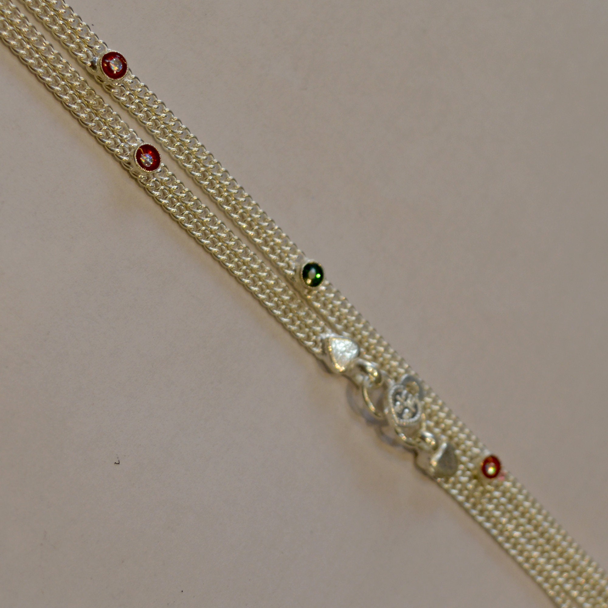 Indian Silver Karadhani // Silver Waist Chain for baby // Etsy