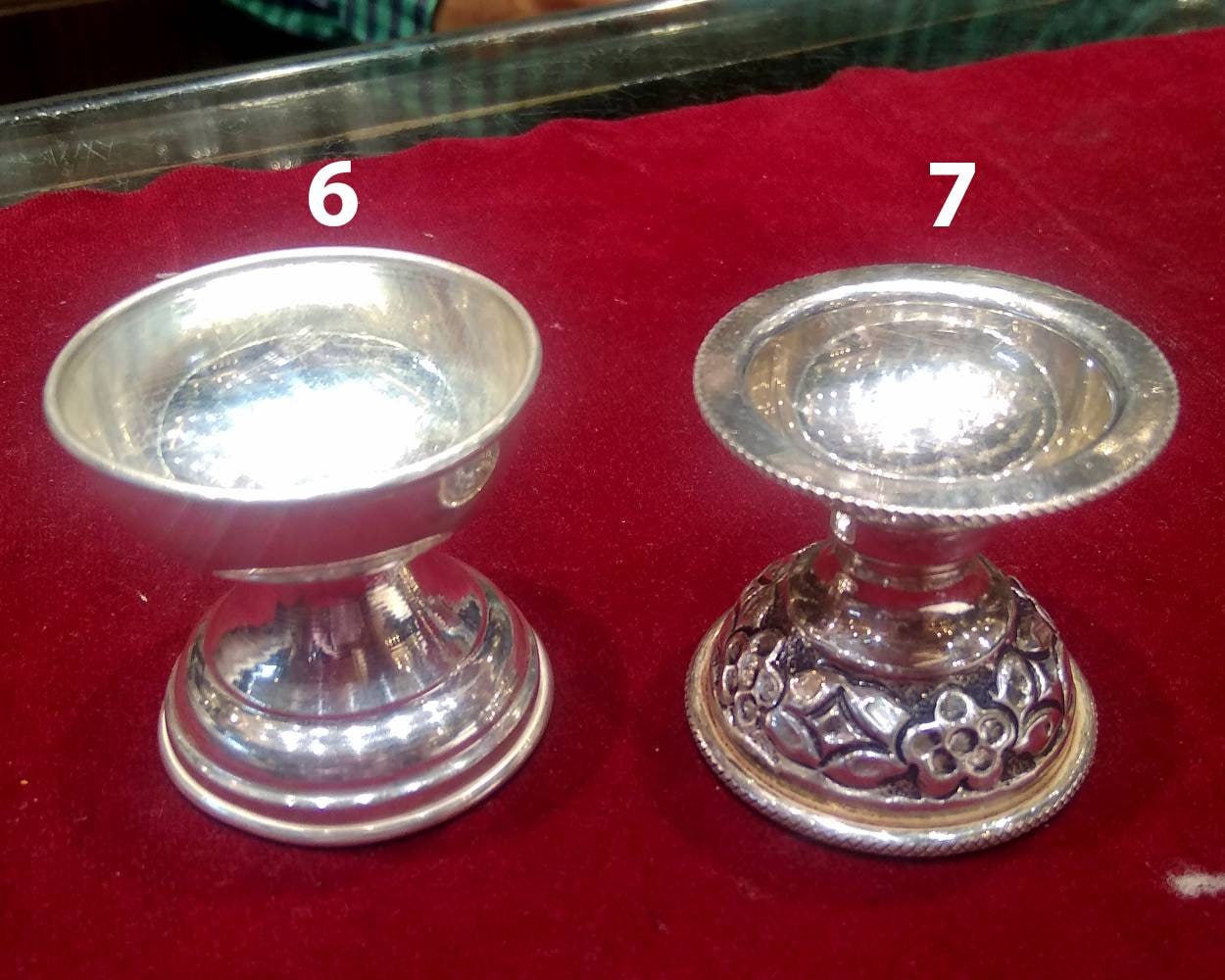 Pure Silver Diya/lamp Oil/ghee Lamppure Silver Gift Etsy