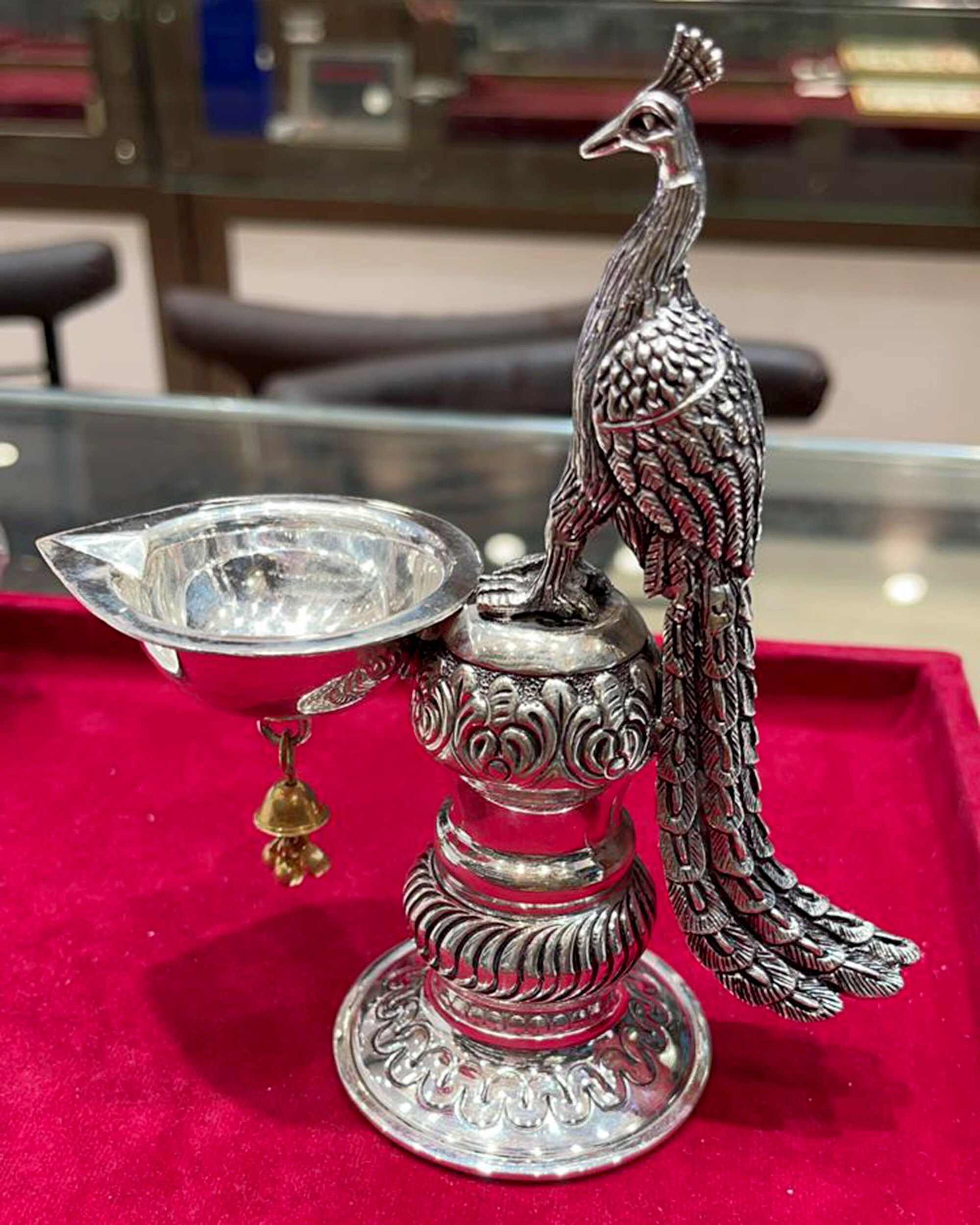 Pure Silver Diya lamp Oil ghee Lamppure Silver Gift Finland