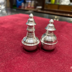 Buy Pure Silver Sindoor Dani Sindur Dibbi Kumkum Box, Pure Silver Sindhora Box for women