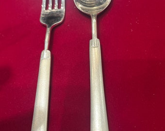 925 Sterling Silver Spoon and Fork Set, Silver Baby Feeding Spoon, Luxury Handcrafted Tableware, Antique Silver Cutlery, Baby Shower Gift