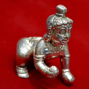 Pure Silver Lord Ganesha Ganpati, Lord Shiva Bholenath, Mata Parvati,  Pure Silver Statue for Puja Temple Good Luck Gift & Home Decor