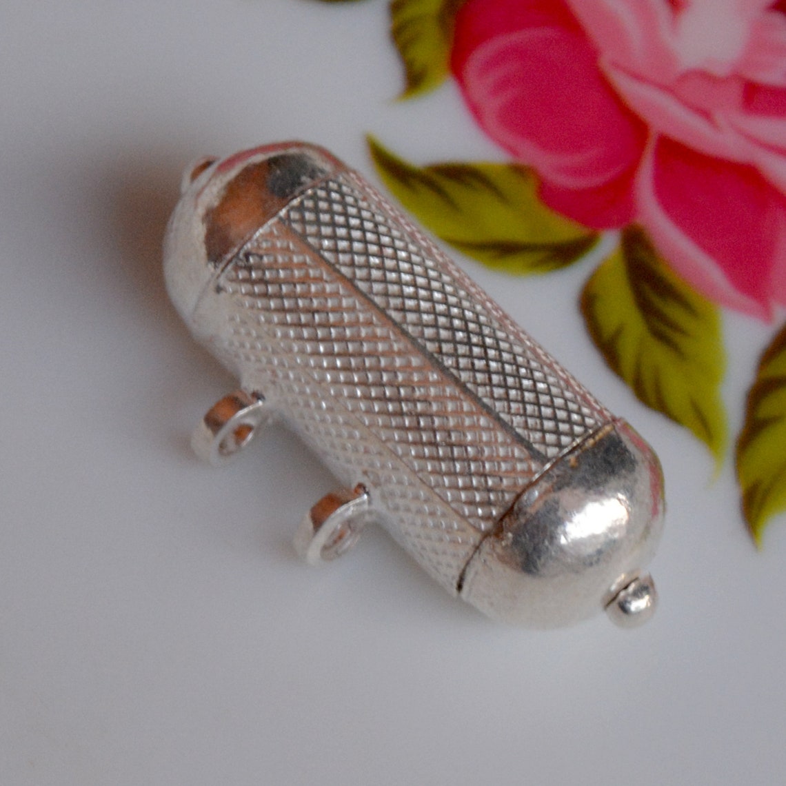 Silver Taweez With Black Thread, Silver Locket Pendant, Sterling Silver ...