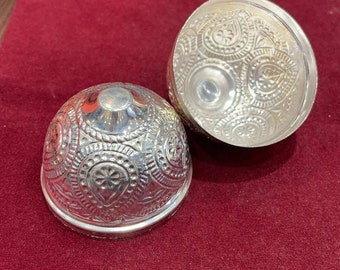 925 Sterling Silver Coconut / Shreefal, Pooja Coconut for Temple (40 GM)