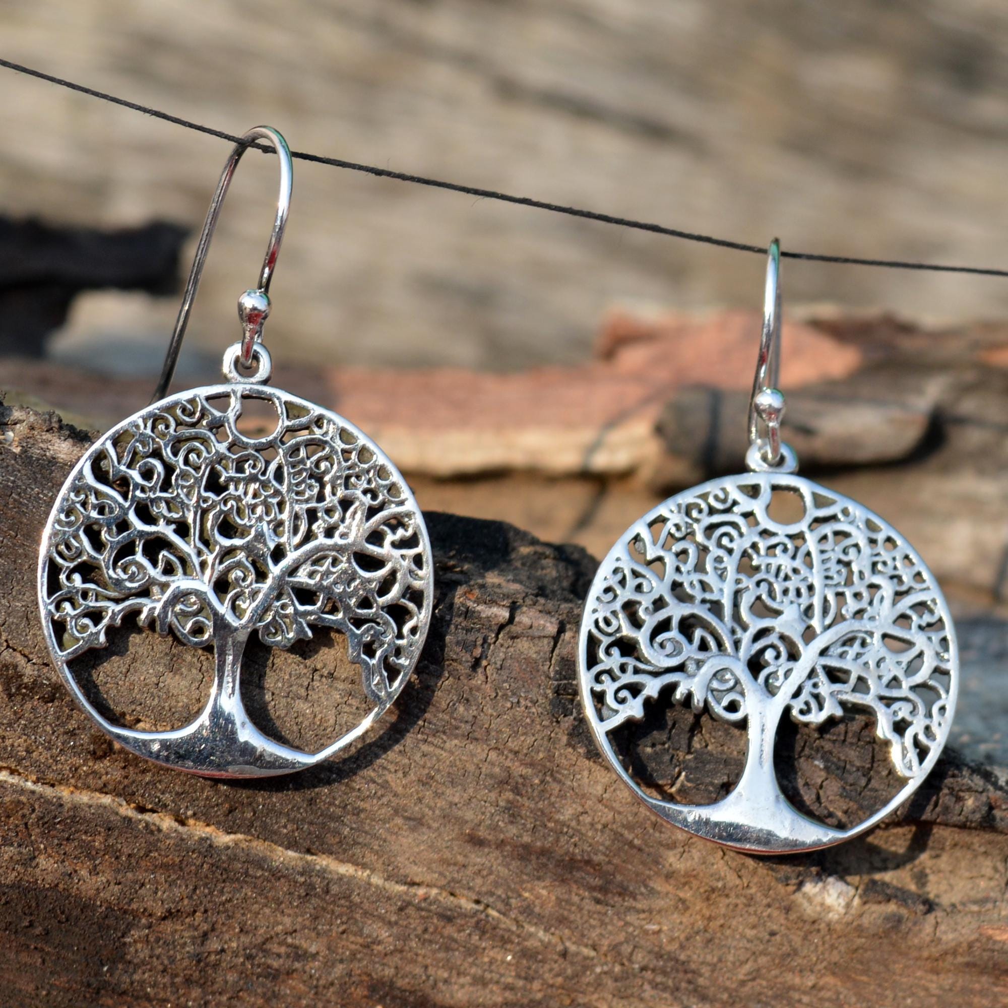Buy Tree Earrings, Celtic Tree of Life Jewelry Gift, Clip-on or