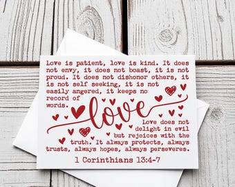 L'amore è paziente - set di 5 biglietti