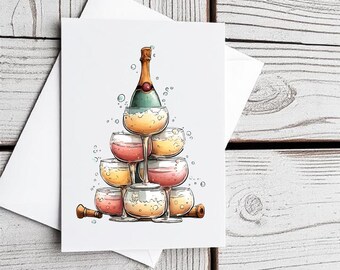 Champagne Tower - set di 5 biglietti