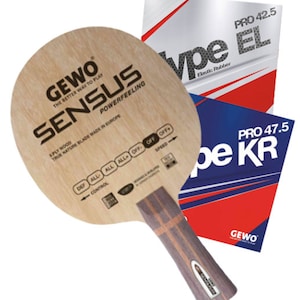 Gewo Sensus Powerfeeling Hype Custom Made Table Tennis Racket