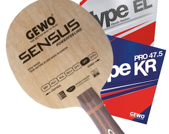 Gewo Sensus Powerfeeling Hype Custom Made Table Tennis Racket