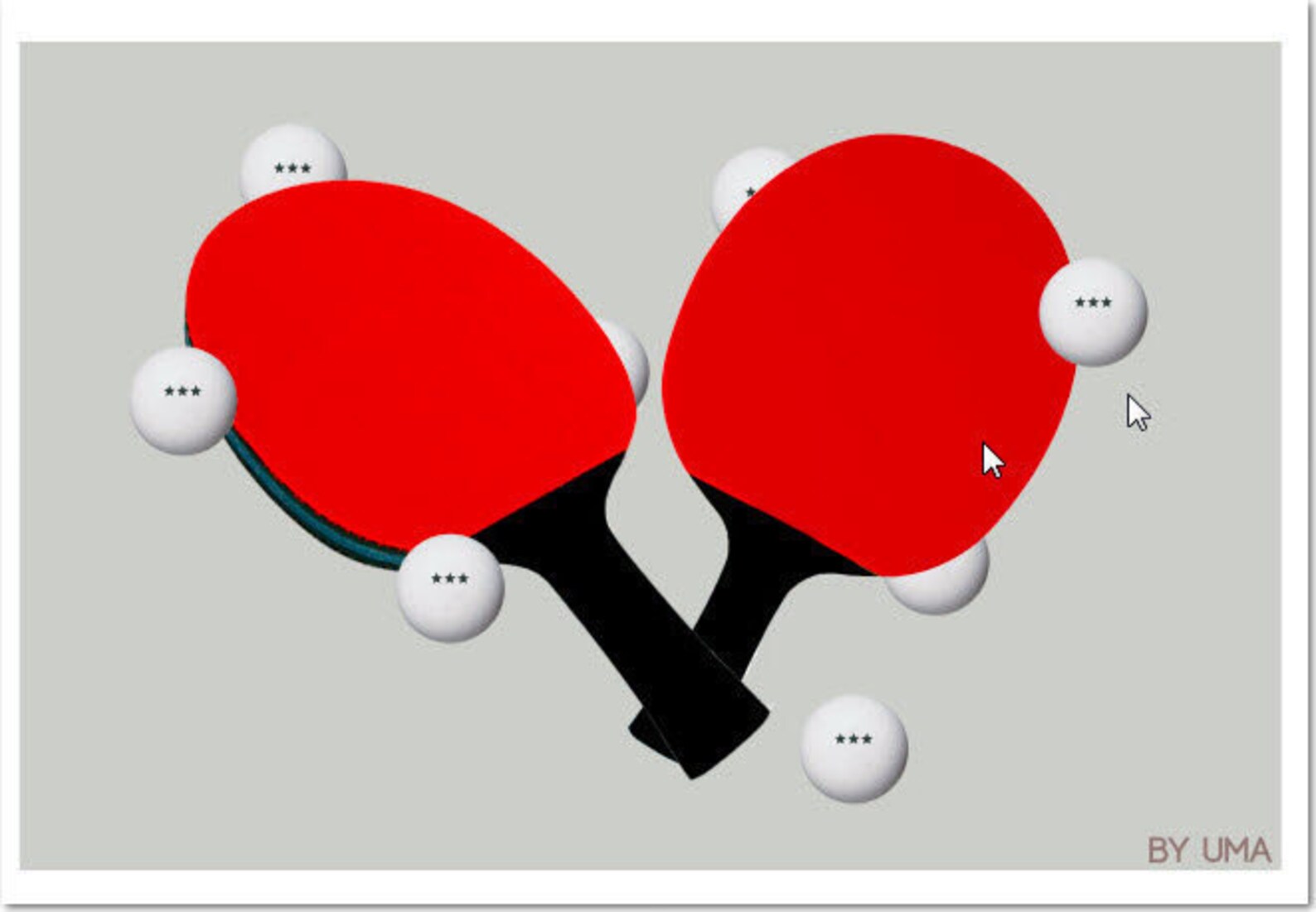 Let's Play Ping Pong Greeting Card Etsy UK