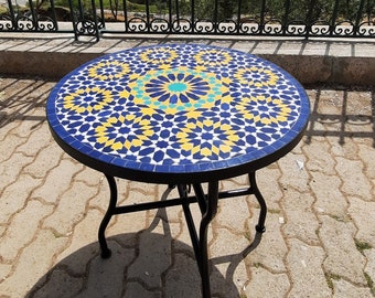 Outdoor Mosaic Table Etsy