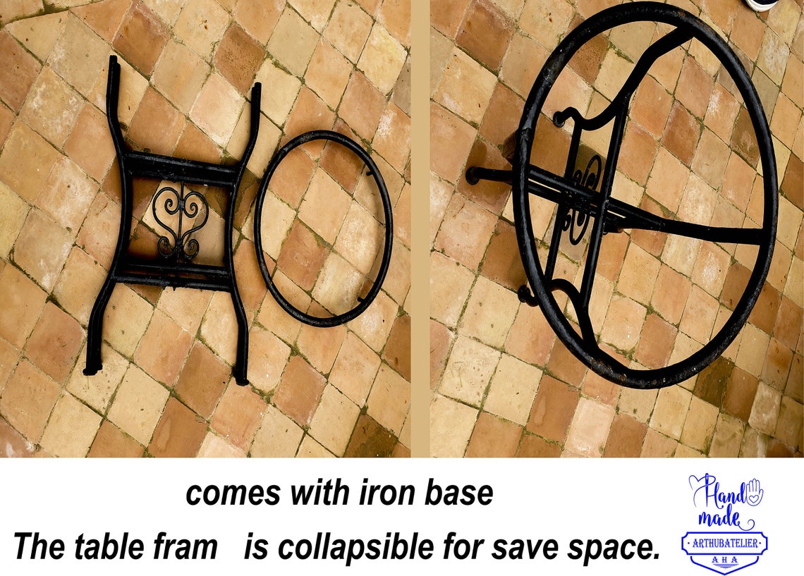 Mosaic Table Square Unique Design for Outdoor and Indoor 100 Etsy