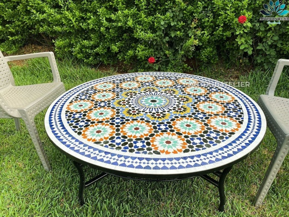 Mosaic dining tables for sale clearance