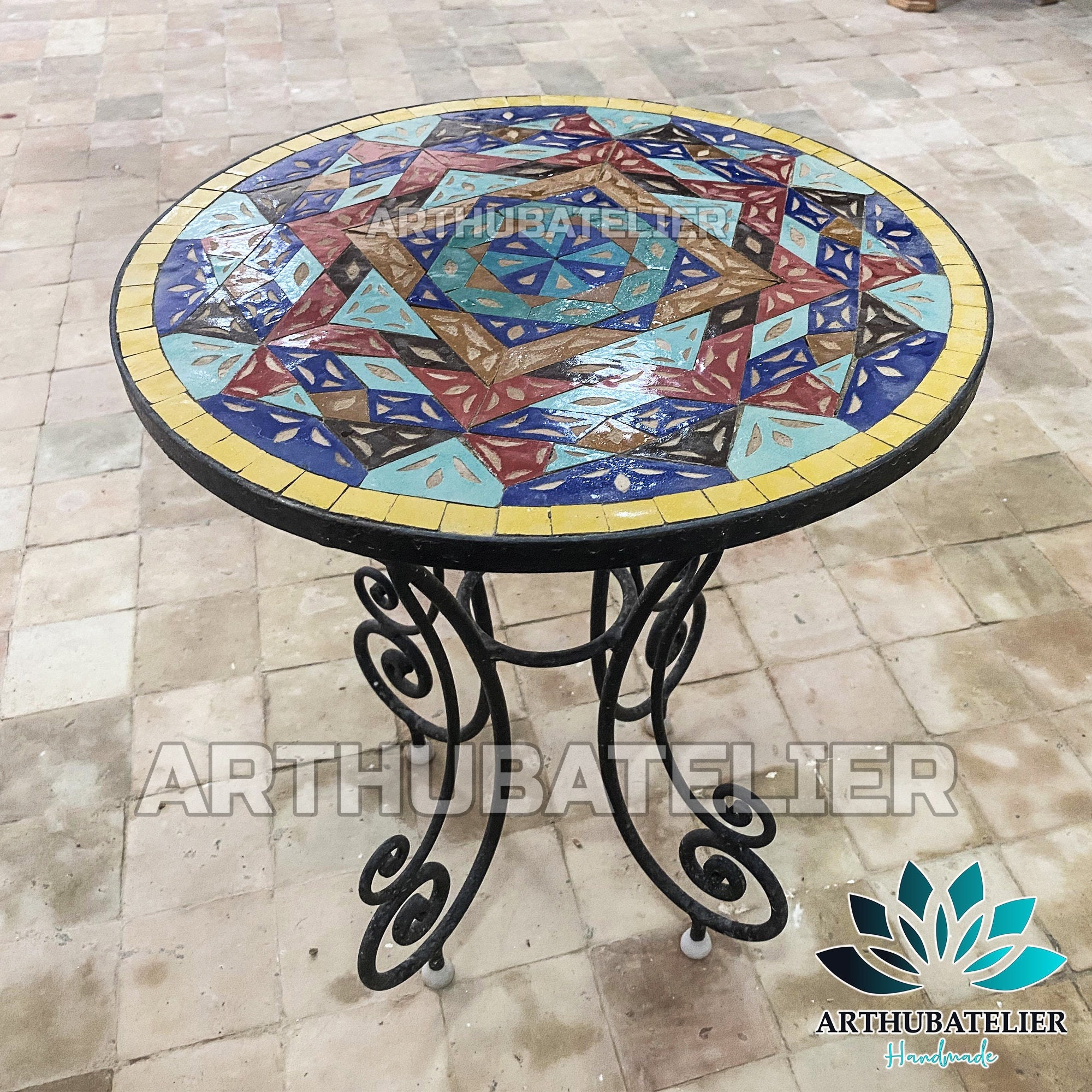 table Mosaïque, table