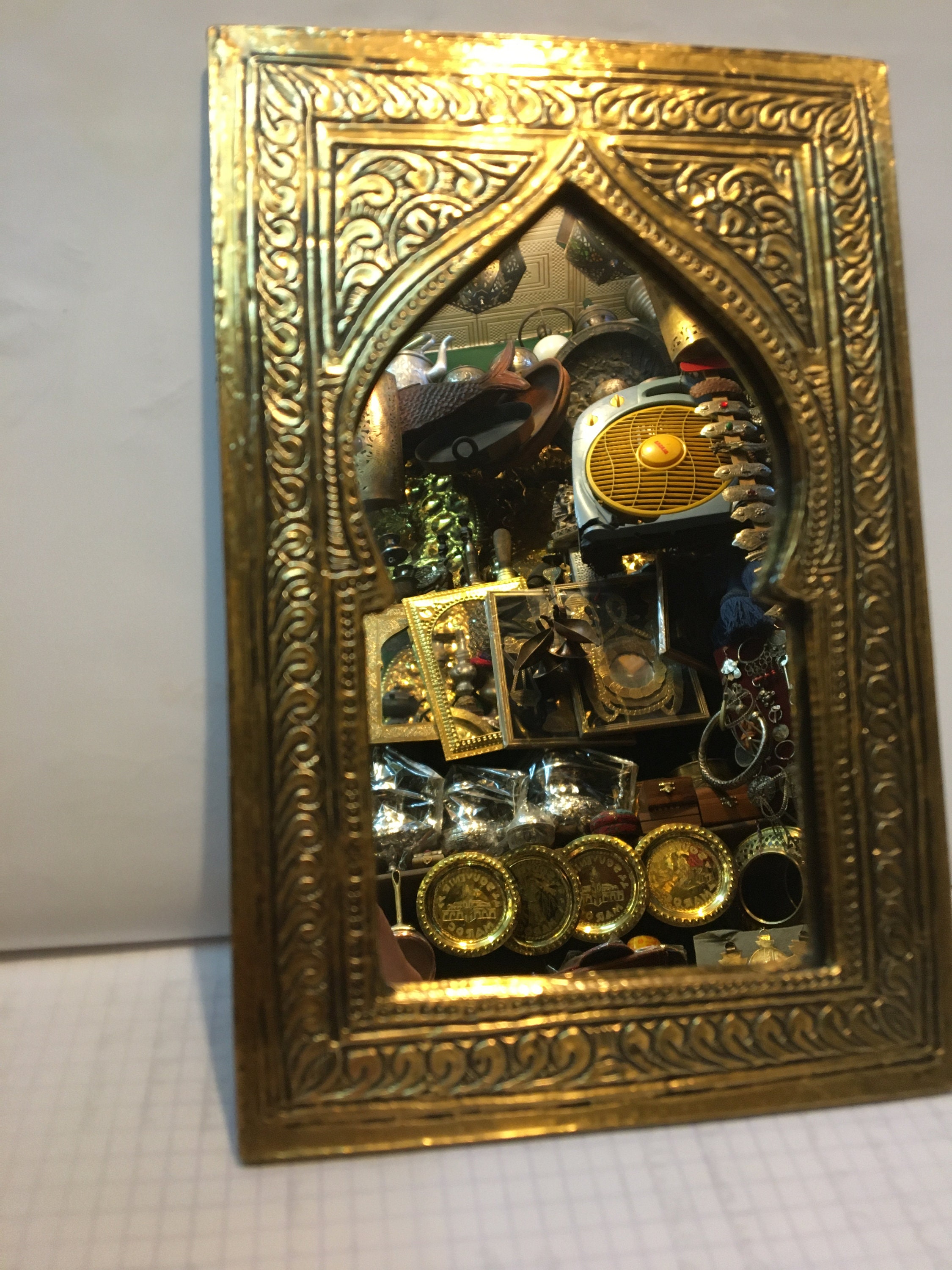 Espejo marroquí hecho a mano 100% espejo de pared latón | Etsy