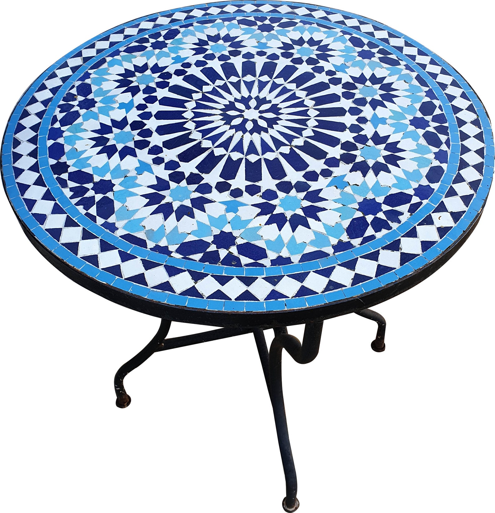 CUSTOMIZABLE Mosaic Table Outdoorindoor Coffee Table 100 Etsy