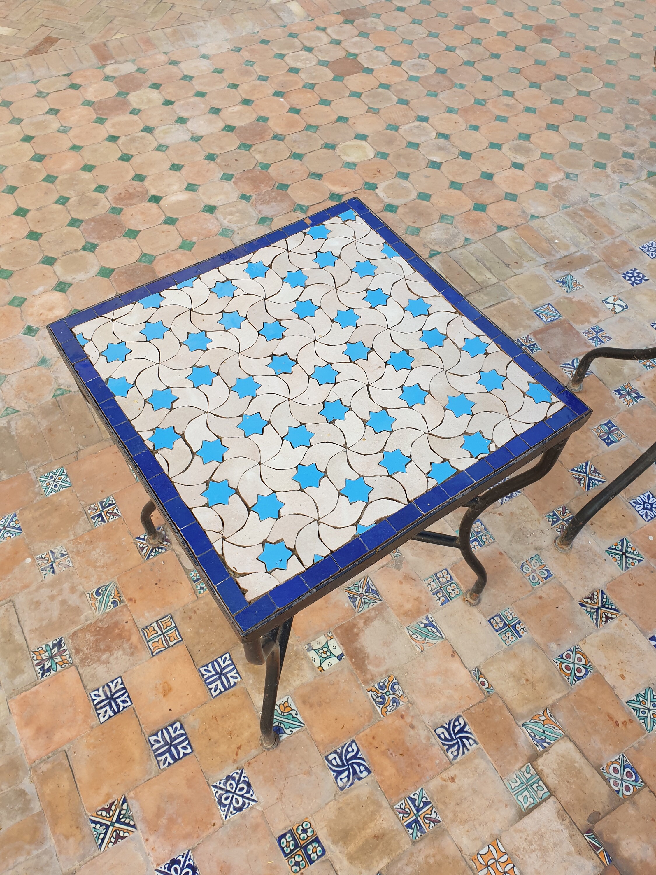 Mosaic Table Square Unique Design for Outdoor and Indoor 100 Etsy