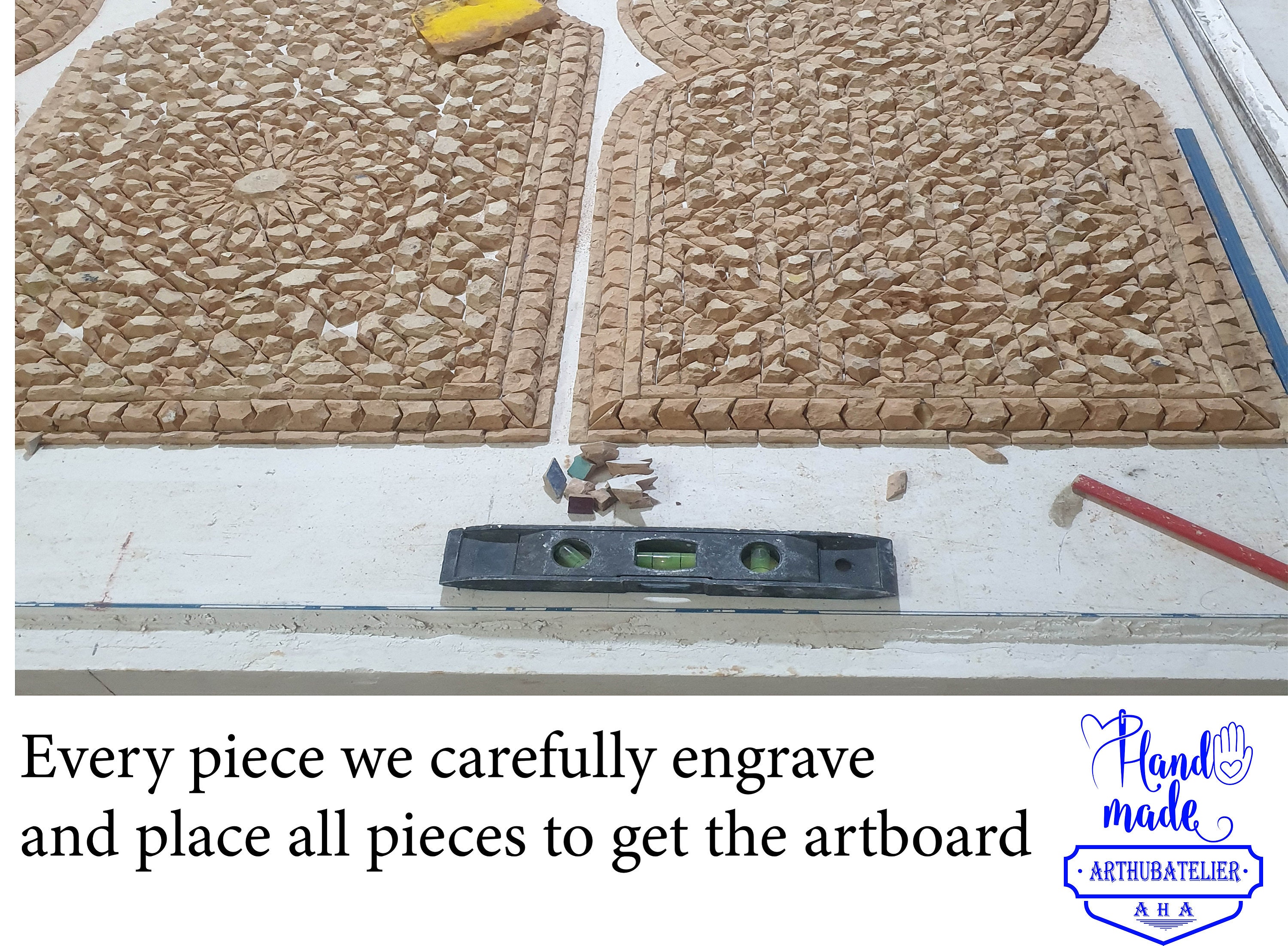 Mosaic Table Square Unique Design for Outdoor and Indoor 100 Etsy