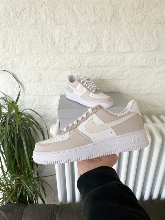 Nike Air force One latte beige personalizzato caffè | Etsy Italia