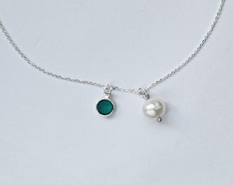 Birthstone Pearl Necklace