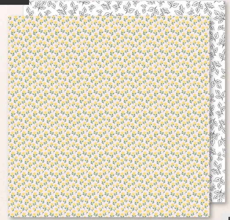 Lovely Garden Designer Series Paper by Stampin Up, 6 Sheets, Full Size ...