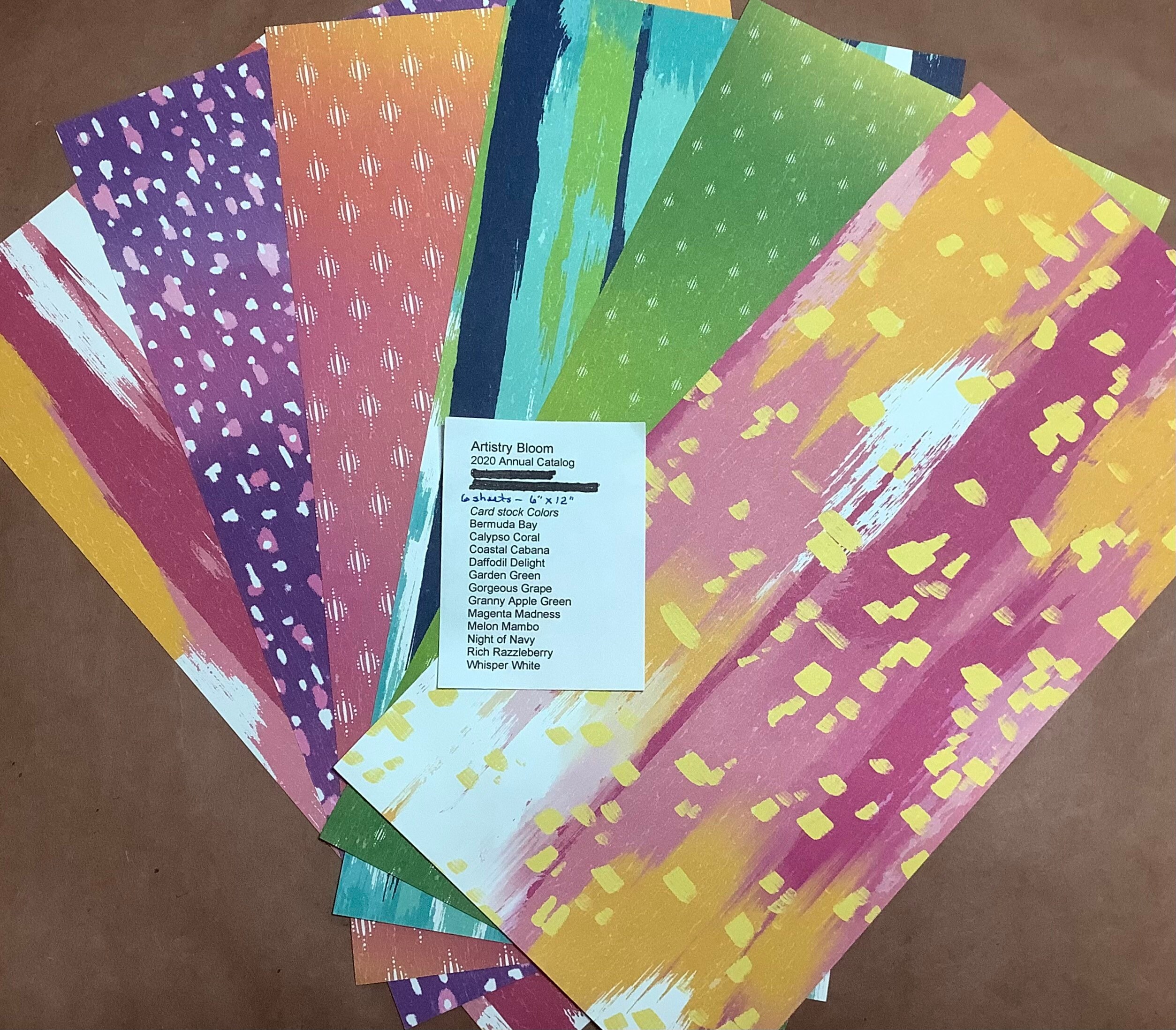 6 Half Sheets Various Stampin up Designer Series Paper for Etsy