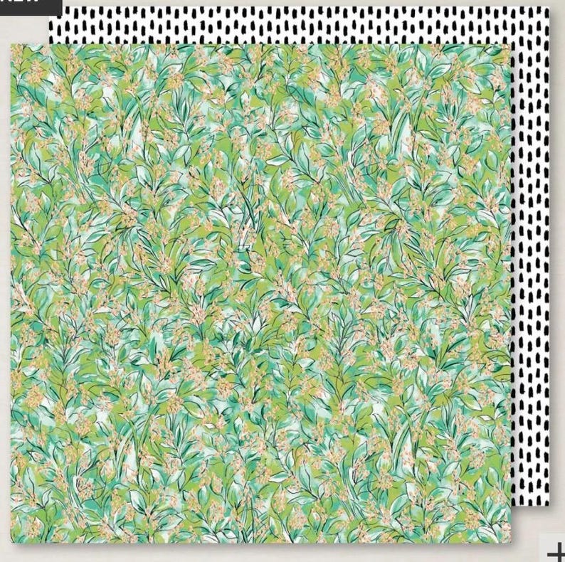 Mixed Media Florals Designer Series Paper by Stampin Up, 6 Full Sheets ...