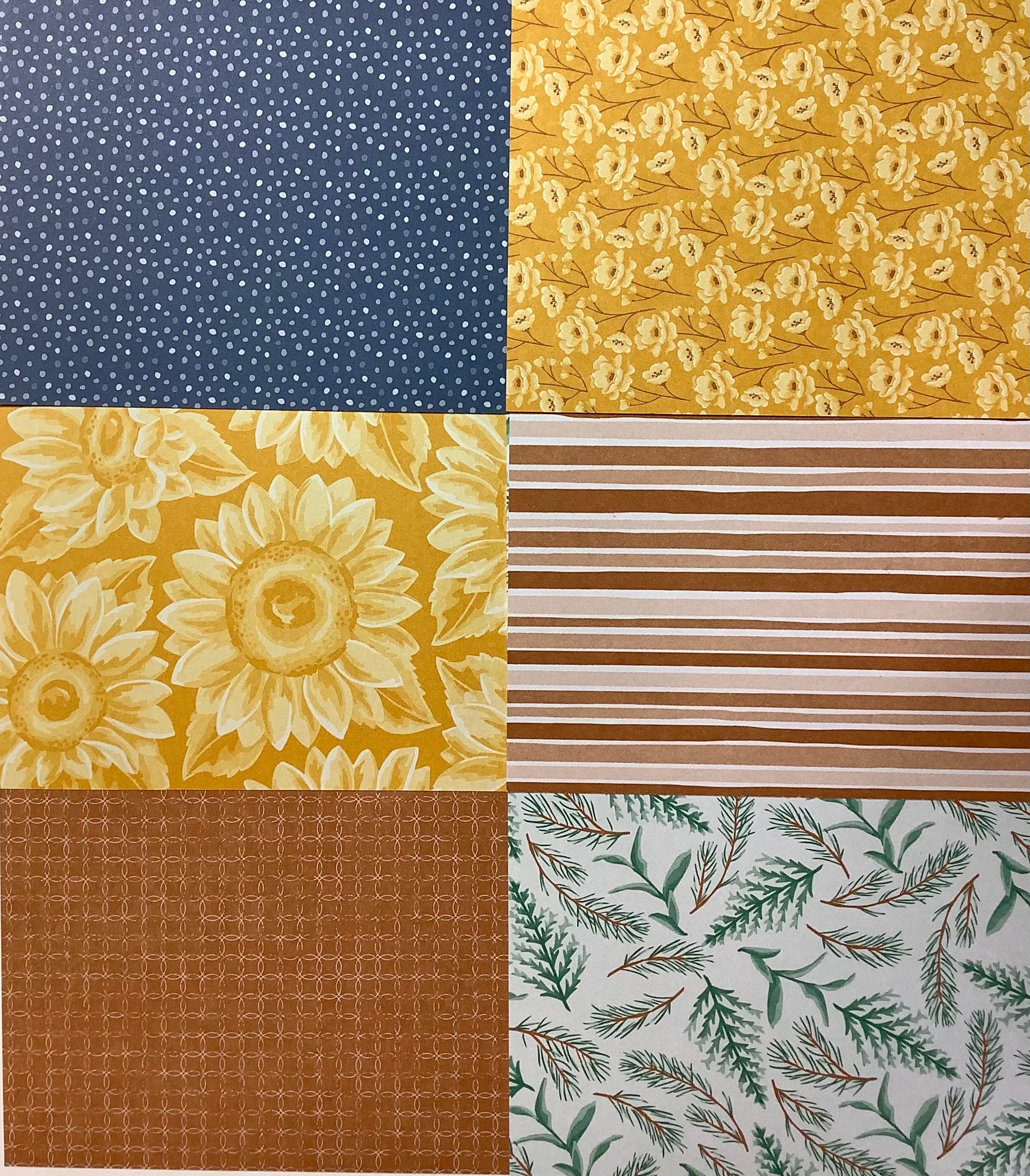 12 Sheets Flowers for Every Season Designer Series Paper Etsy