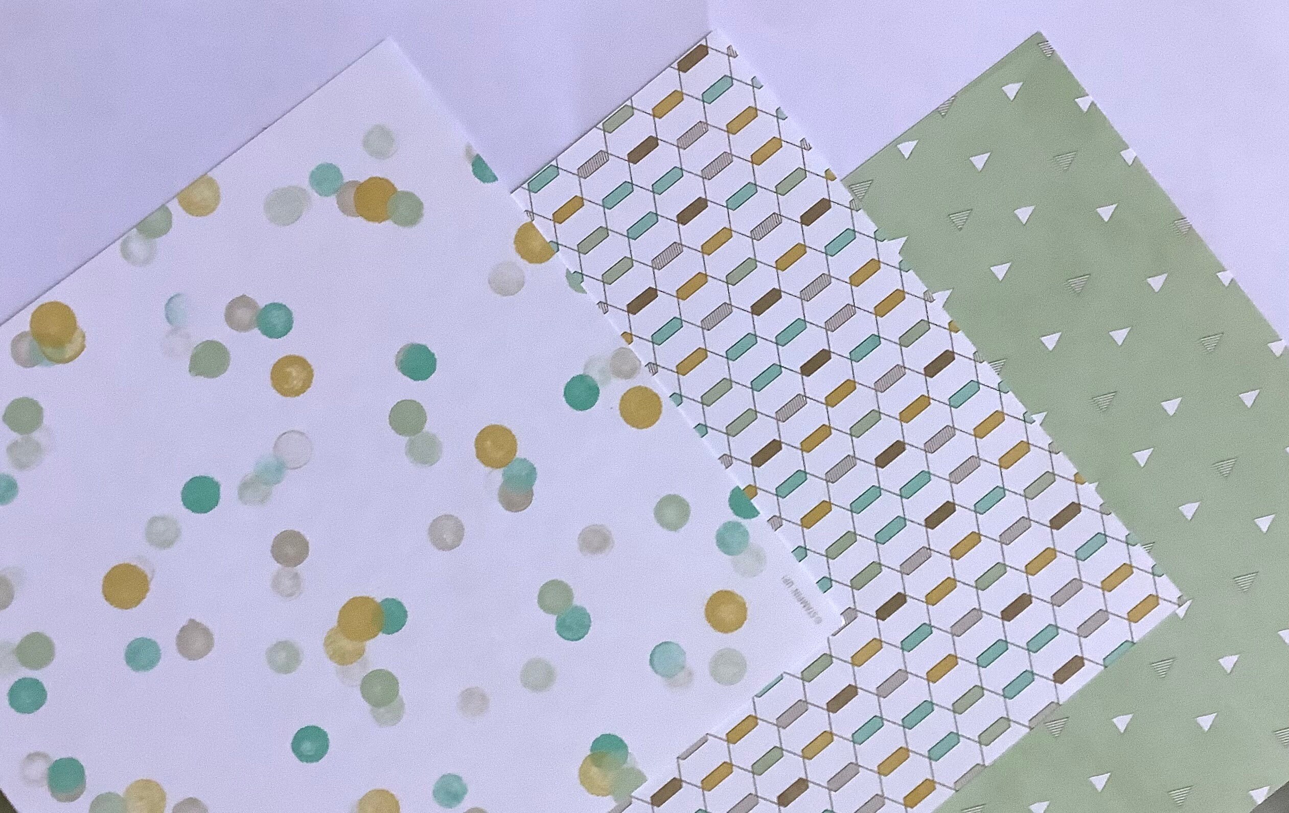 Lullaby SAMPLER Designer Series Paper by Stampin up - 10 Sheets, Cut 6 ...