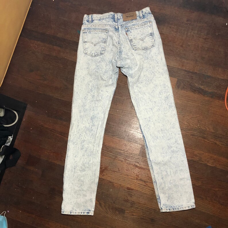 Vintage Acid Wash 80s 90s Orange Tab Levi\u2019s