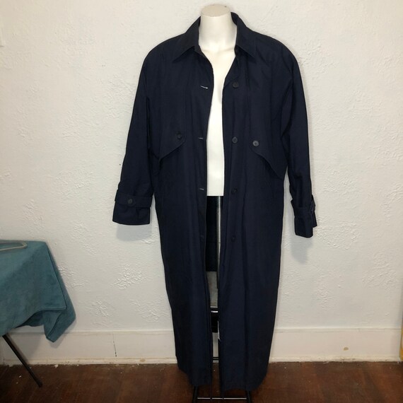 london fog navy trench coat
