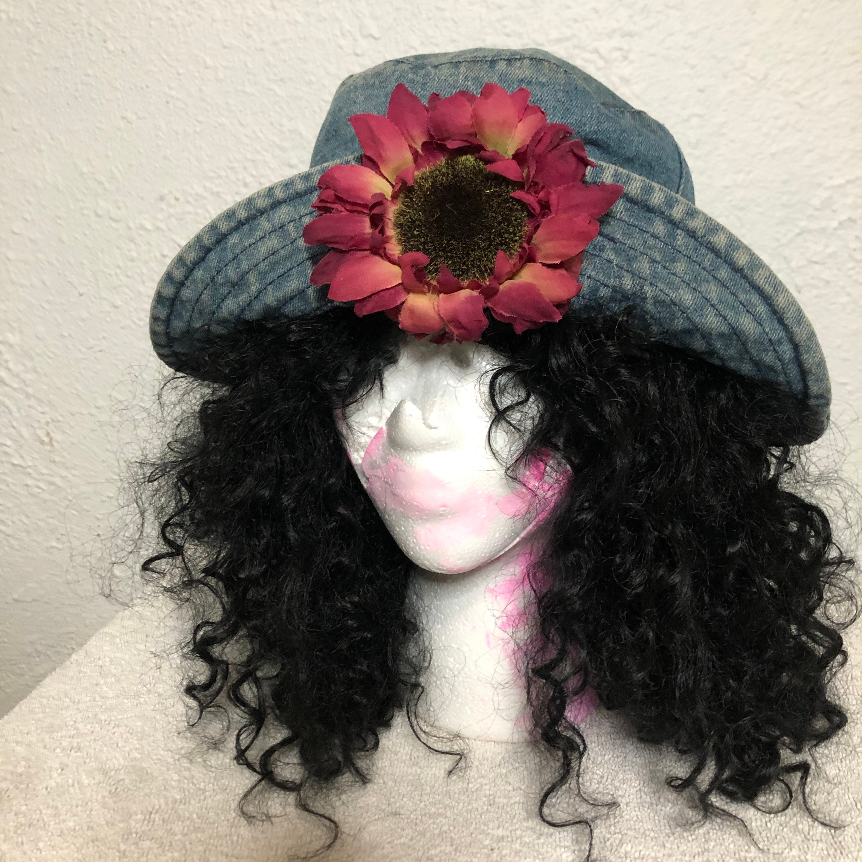 90s hotsell flower hat