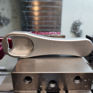 CNC Machined Aluminum Paddle Bottle Opener | Fathers Day Gift | Birthday Gift | Groomsman Gift | Gifts for Him | Stocking Stuffer