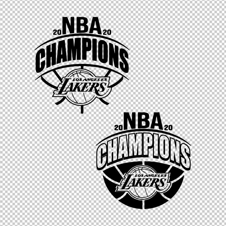 2020 Champions Lakers Logo Los Angeles Basketball SVG PNG ...