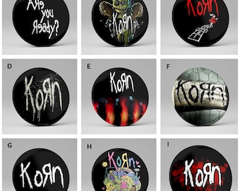 Korn badge 37mm 9 different models