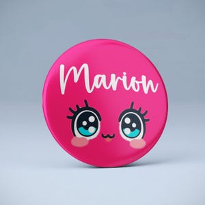Customizable badge, nurse badge, medical badge, 56mm badge, AESH badge, nursing assistant badge, birthday badge, event badge