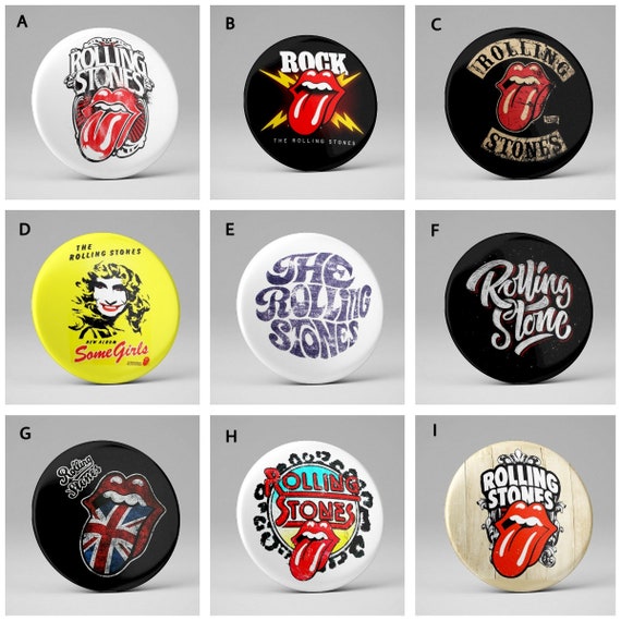 ローリングストーンズバッジ 37mm 9種類 - Etsy 日本