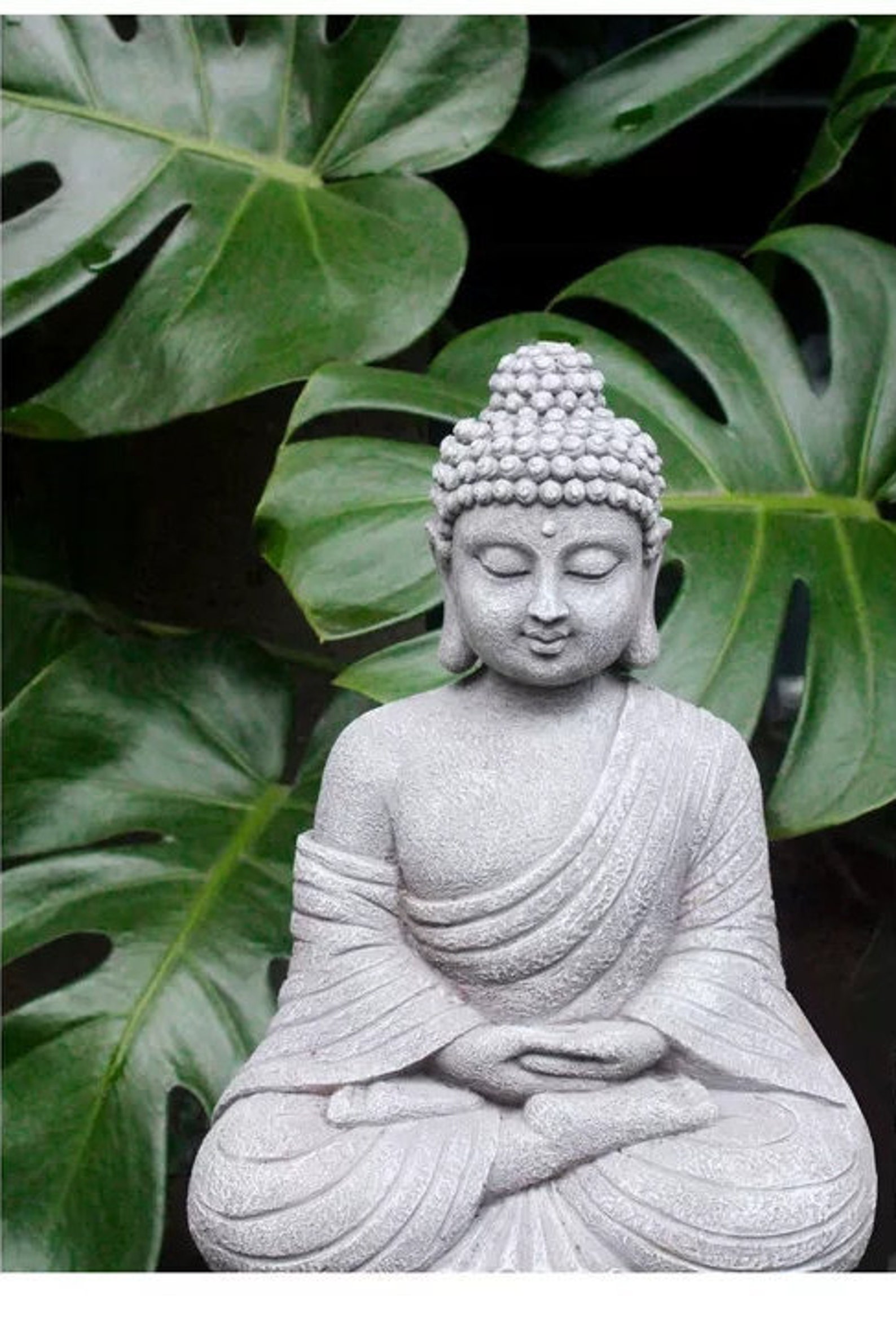 Handmade Buddha Statue Decoration and Display Outdoor Garden Etsy