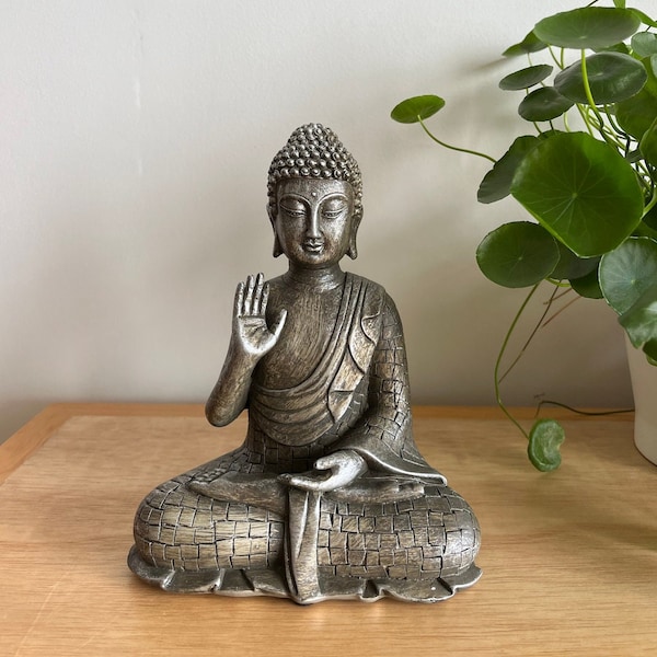 Buddha Statue with Abhaya Mudra | Meditation | Buddha Decor