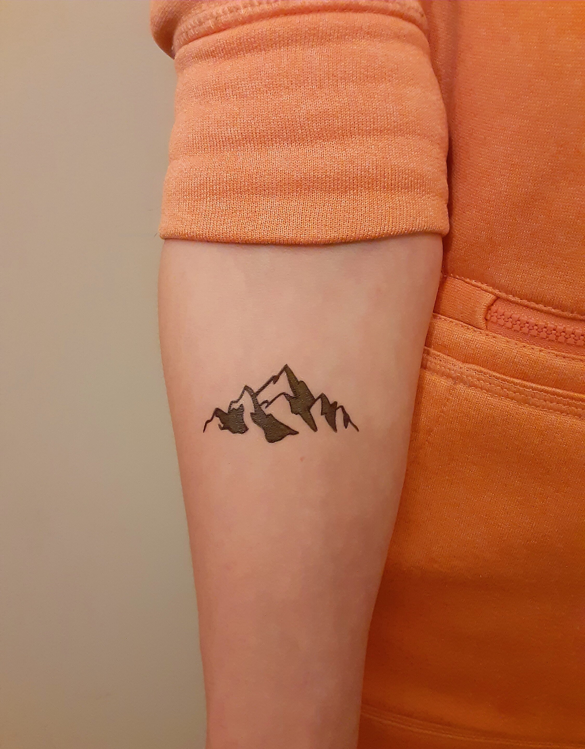 Mountain Tattoo - Etsy Mountain Tattoo - Etsy